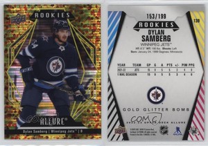 2022-23 Upper Deck Allure Rookies Gold Glitter Bomb /199 Dylan Samberg Rookie RC