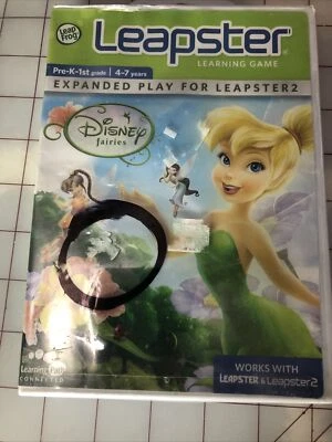 LeapFrog Leapster & Leapster 2 Disney Fairies Learning Game Cartridge preK-1st - Image 1 of 4