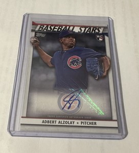 2020 Topps Baseball Stars Adbert Alzolay Rookie Auto