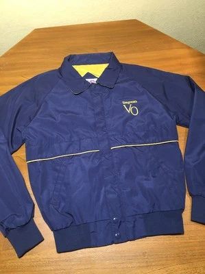 CHAQUETA VO DE COLECCIÓN SEAGRAM PARA HOMBRE S AZUL AMARILLO COREA DUFFERS TARJETAS POKER Foto 1 de 4