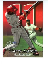 1999 Flair Showcase Row 2 Passion Barry Larkin #74 Cincinnati Reds