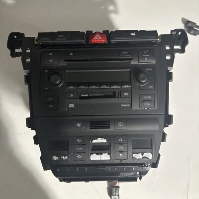 AUDI A4 B6 B7 2002-2008 CLIMATE HEATER TEMP AC CONTROL Radio Center Cup Holder - Image 1 of 4