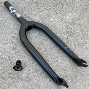 SHADOW CONSPIRACY FINEST FORK 25MM BLACK OR CHROME BMX BIKE FORKS PRIMO FIT CULT - Picture 1 of 9