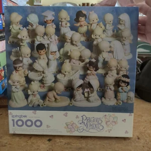 1998 Authentic Springbok Precious Moments 1000 Piece Jigsaw Puzzle Vintage - Picture 1 of 2