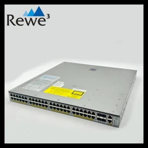 Switch Cisco Catalyst WS-C4948E-F 48x 10/100/1000 (RJ45) + 4x 10GbE ( SFP 1RU - Imagen 1 de 2