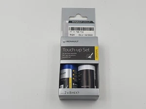 Kit de pinceaux de retouche Renault Dacia 7711788732 bleu fer RQH d'origine - Picture 1 of 1