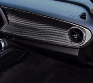 Real Carbon Fiber Passenger Dashboard Cover for 2016 – 2024 Chevy Camaro - Bild 1 von 13