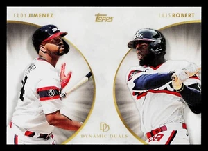 2022 Topps Dynamic Duals #24 Eloy Jimenez / Luis Robert Chicago White Sox - Foto 1 di 2
