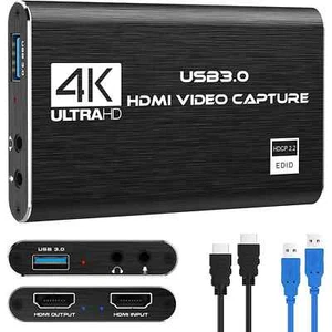Tarjeta de captura de audio y video 4k HDMI USB 3.0 para grabación de juegos - Imagen 1 de 7