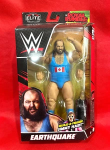 WWE Elite Royal Rumble EARTHQUAKE Canada figure Jimmy Hart BAF Mattel New Sealed - Picture 1 of 2
