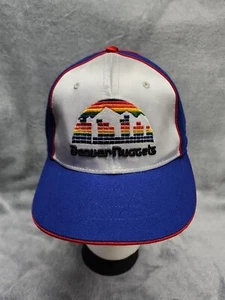 Denver Nuggets Fitted Cap Hardwood Classics Hat Size 7 1/8 used - Picture 1 of 6