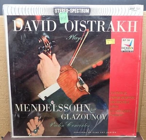 David Oistrakh - Mendelssohn, Glazounov Violin Concertos - Design - Imagen 1 de 3