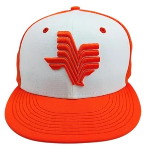New Era 59Fifty Corpus Christi Hooks MiLB Whataburger Fitted Hat Orange 7 1/4 - Picture 1 of 8