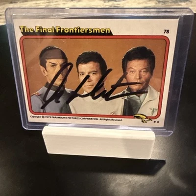 STAR TREK - MOVIE - William Shatner On Card Auto - THE FINAL FRONTIERSMEN - JSA - Image 1 of 4