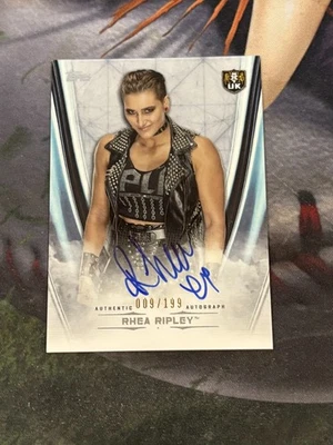 Rhea Ripley Autograph #9/199 2020 Topps WWE Undisputed The Eradicator - Image 1 of 2