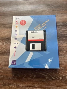 Vintage 1992 Mathsoft Mathcad Windows 3.x Version PC Software 3.5" Floppy Disks - Picture 1 of 3