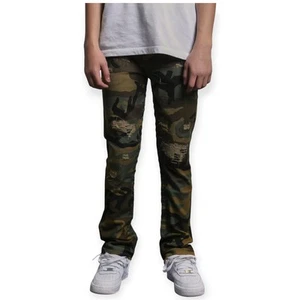 Supply Studios Kids Stacked Ruthless Old English Jeans (OG Camo) - Picture 1 of 12