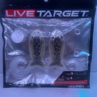 Koppers Livetarget 4" Freestyle Frog - tan /brown  - Image 1 of 2