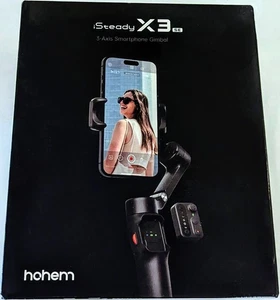 NEW Hohem X3 SE 3-Axis Gimbal for SmartPhone w remote tripod foldable portable - Picture 1 of 12