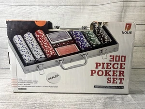 NOLIE Casino Poker Chip Set 200 300 Teile mit Alukoffer zum Glücksspiel (11,5... - Bild 1 von 1