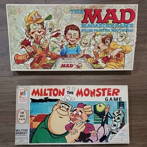 Vintage Mad Magazin & Milton das Monster Brettspiele - CIB - schneller Versand! - Bild 1 von 11