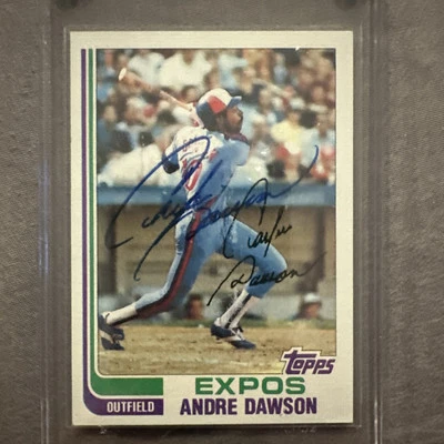 Andre Dawson 1982 Topps Autographed Auto #540 Card BGS Certified Expos MLB HOF🔥 - Image 1 of 4