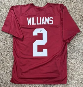 Ryan Williams Alabama Crimson Tide Home Crimson Signed Custom Jersey XL JSA - Picture 1 of 1