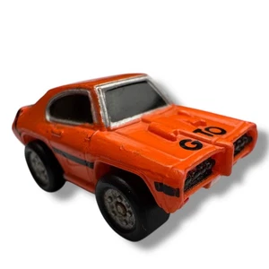 Micro Machines ‘68 Pontiac GTO Variation 1 Orange W/GTO On Hood, 1986 Galoob - Picture 1 of 5