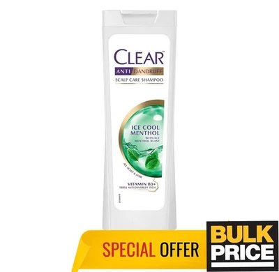 Clear Ice Cool Menthol Women Shampoo Anti-Dandruff Against Thinning Hair 360ml - Image 1 of 4