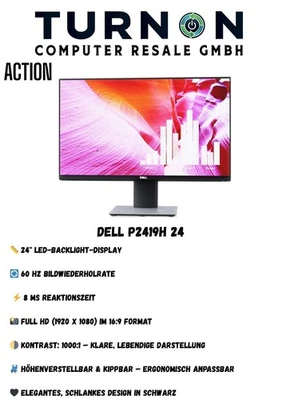 Dell P2419H 24" Monitor - Bild 1 von 3