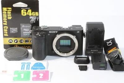 [Como Nuevo] Cuerpo de cámara sin espejo Sony Alpha a6500 4K + 64 GB SD B902 Foto 1 de 4