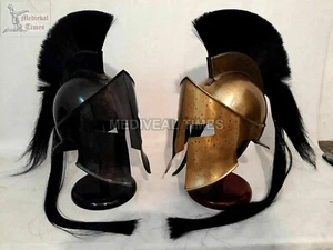 JUEGO DE 2 REY 300 LEONIDAS CASCO ESPARTANO DISFRAZ GUERRERO HALLOWEEN MEDIEVAL - Imagen 1 de 4