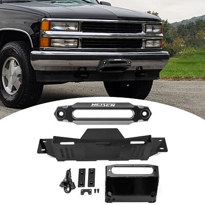 Placa de cabrestante oculta para Chevy/GMC K1500 1993-1998 1999 Suburban y Hawse Fairlead Foto 1 de 4