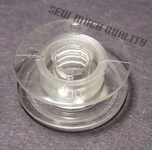 BOBBINS (10,20,50,100 ct) Plastic Genuine Husqvarna Viking 90 95 100 105 120 150 - Picture 1 of 2