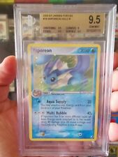 Pokemon Card 2005 PSA BGS 9.5 VAPOREON Rare Holo 19/115 EX UNSEEN FORCES GEM