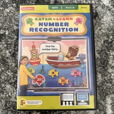 Catch to Learn Number Recognition: Math, Pre K-K (PC / MAC) Homeschool Pre K - Image 1 of 3