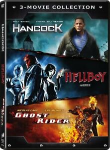 Ghost Rider / Hancock / Hellboy (Brand New DVD set) Will Smith & Nicolas Cage