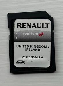 GENUINE RENAULT TOMTOM CARMINAT SAT NAV NAVIGATION SD UK & IRE 259209024R - Picture 1 of 1