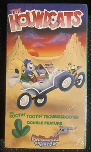 Brandneu The Houndcats VHS Doppelfunktion Rootin Tootin Troubleshooter. HTF OOP - Bild 1 von 4