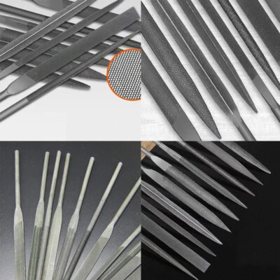 US 10 pcs 5.5" Swiss Pattern NEEDLE FILE SET Cut 2, for Sculptors Jeweler Artist - Image 1 of 4