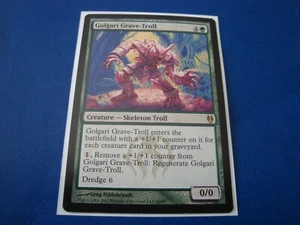 MTG Golgari Grave-Troll (60/90) NM Duel Decks Izzet vs Gorgari Rare - Picture 1 of 2