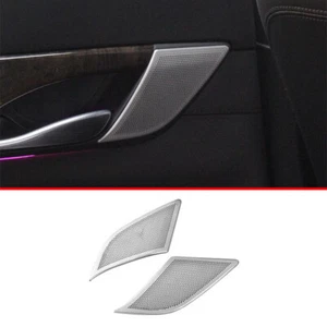 Cubierta del panel de altavoces puerta trasera plateada titanio titanio 2 piezas apta para Cadillac CT6 2016-2020 - Imagen 1 de 7