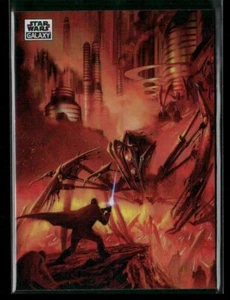 2024 Topps Chrome Star Wars Galaxy #54 On Mustafar Refractor - Picture 1 of 2