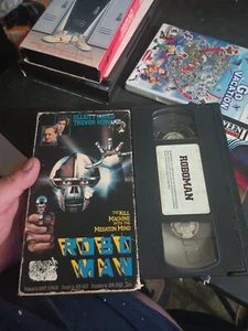 Robo Man (VHS, 1989) Sci-Fi Thriller Cyborg Elliott Gould Trevor Howard VTG Who? - Picture 1 of 6