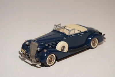 A72 1:43 AUTO REPLICAS PACKARD CONVERTIBILE 12 ROADSTER BLU OTTIME CONDIZIONI - Immagine 1 di 4