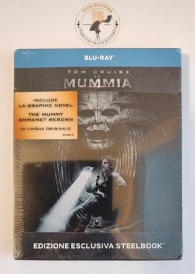 The Mummy 2017 Ltd Edn Steelbook Blu-ray+Graphic Novel ITALIAN *SEE DESCRIPTION* - Image 1 of 4