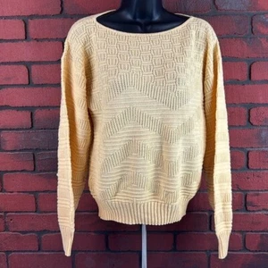 Kereth Too Yellow Woman's Sweater Medium - Picture 1 of 7