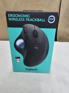 Logitech Ergo Wireless Trackball Black Mouse 910-006610 NEW FAST FREE SHIPPING!!