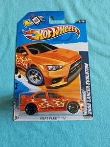Hot Wheels MITSUBISHI '08 LANCER EVOLUTION 158/247 2012 Little Bend flota de calor - Imagen 1 de 6
