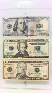 ⭐️ $100/$20/$10 Dollars Bill *STAR NOTE* Series 2009 A/2007A/2013 - Picture 1 of 4